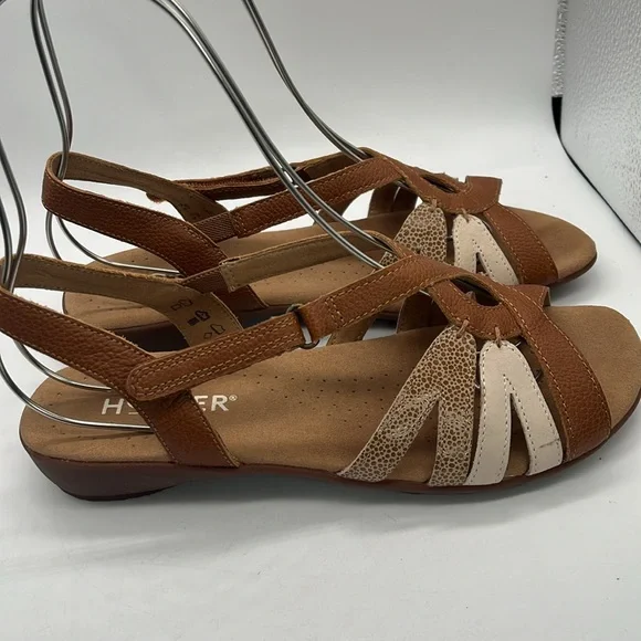 Hotter leather sandals US size 7.5 like new - Picture 3 of 10
